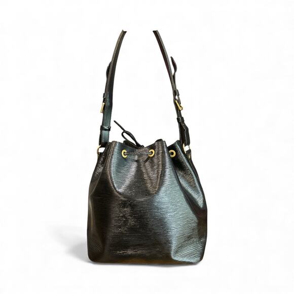 Louis Vuitton Black Epi Leather Bucket Shoulder Bag - Picture 6 of 9